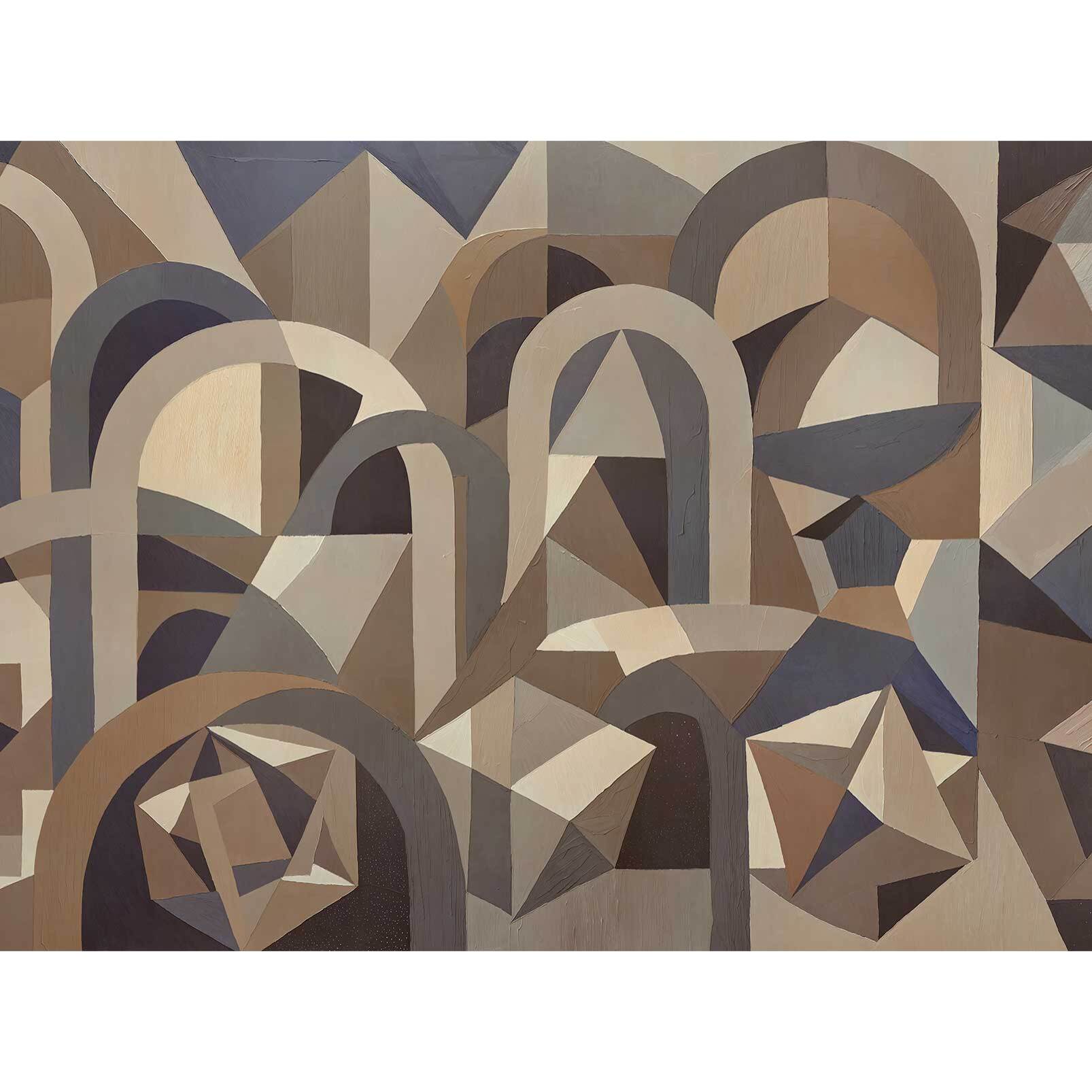 Papier peint Architectura Beige Intissé