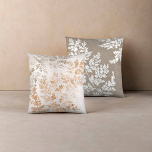 Naturals - Funda de Cojín Estampado - Con Cremallera - Sin relleno - 100% Algodón - Highlands