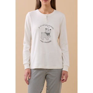 Pigiama donna invernale in caldo cotone articolo dog. Noidinotte