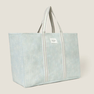 Bolso de playa de algodón Rachel color azul 100% Algodón