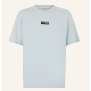 PLEIN SPORT Slub Cotton T-Shirt Scratch