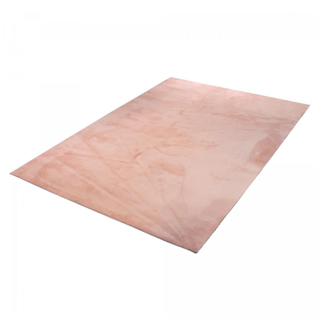 Tapis longs poils shaggy tissé motif uni MITA