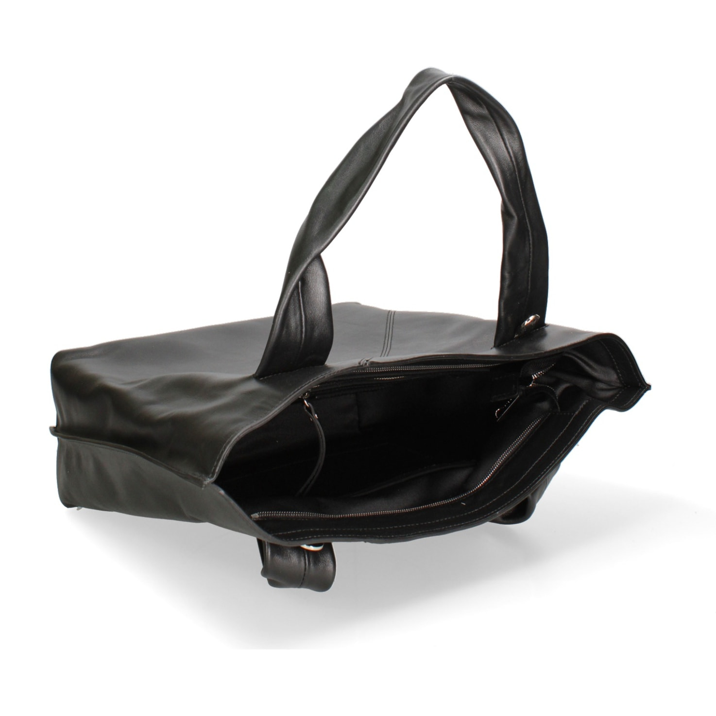Borsa a mano da donna Made in Italy - Modello Oriana Nova - Vera Pelle - 34.0 x 30.0 x 15.0 cm