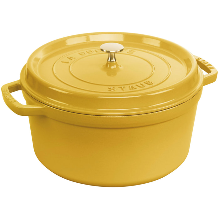 Cocotte 28 cm, Rond(e), Citron, Fonte