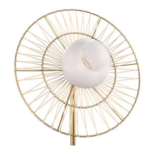 Lampadaire en métal doré - Bandia