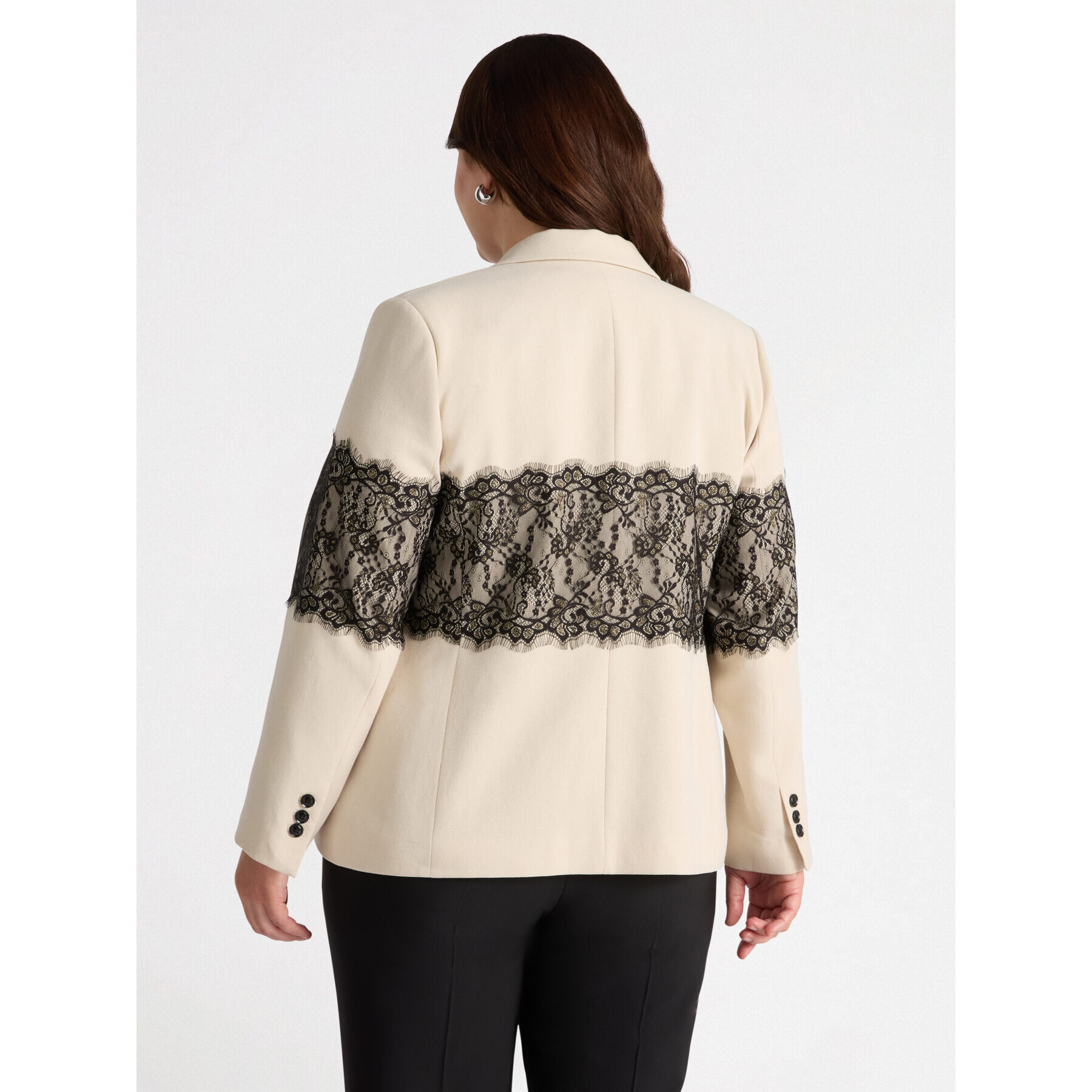 Fiorella Rubino - Blazer con pizzo - Beige