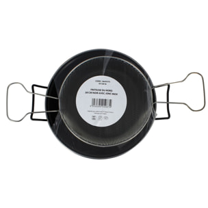 Friteuse du nord en acier émaillée 28cm