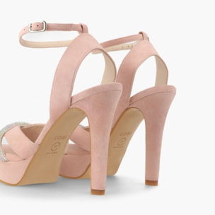 SANDALIAS DE NOVIA ROSAS TAINOA