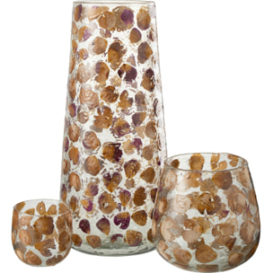 J-Line vase Gerard - verre - ambre - 36.5 cm hoog