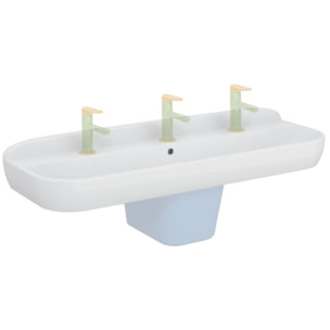 Lavabo pour enfant Sento Kids 125 cm avec trop-plein