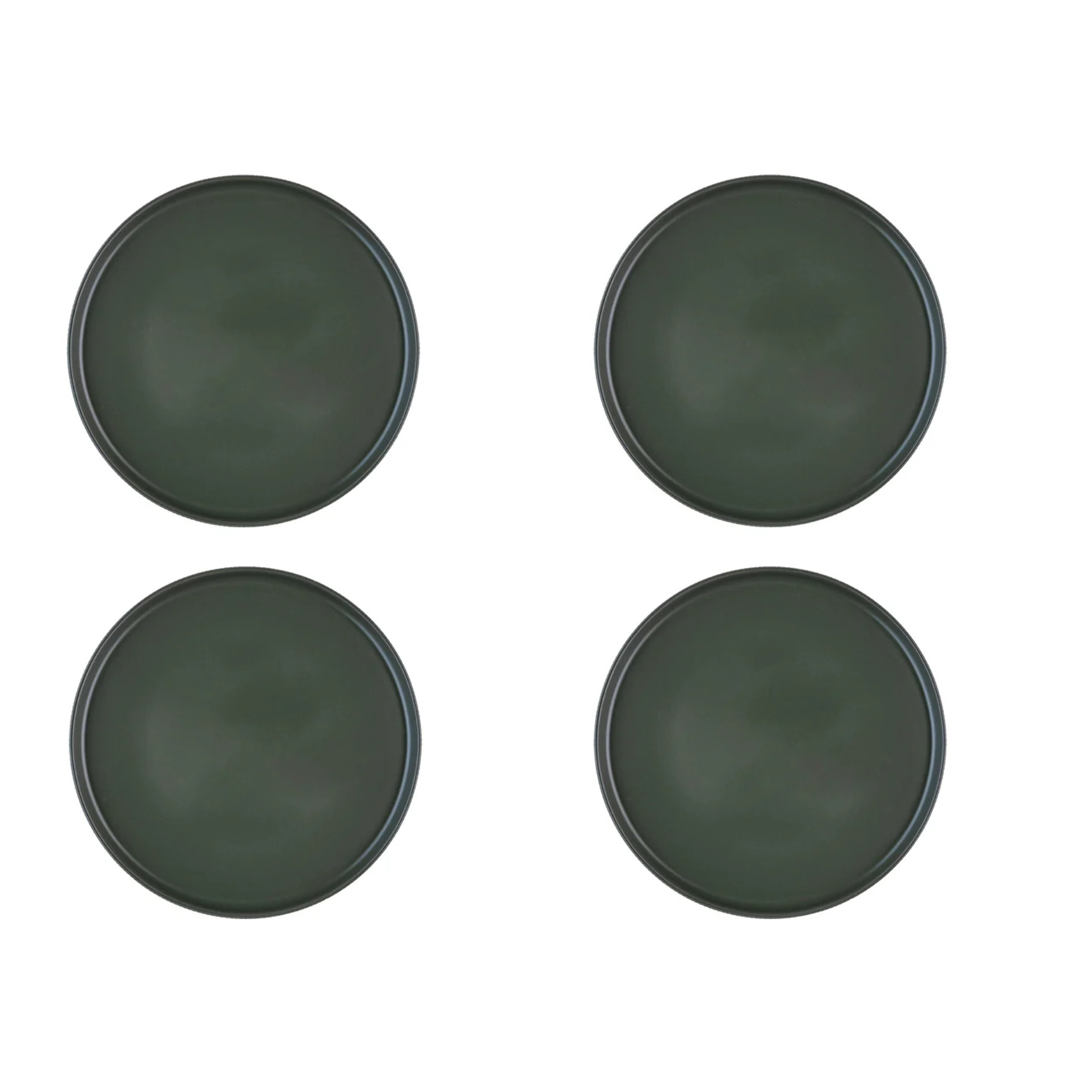 Assiette SCANDI Ø27,5cm - 4 pièces - Olive