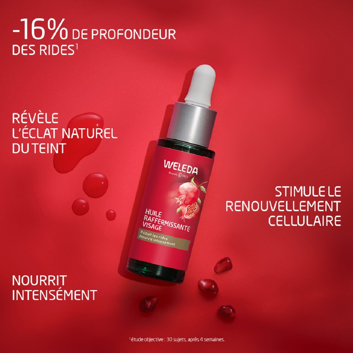 WELEDA - Huile raffermissante Visage Grenade - 30 ml