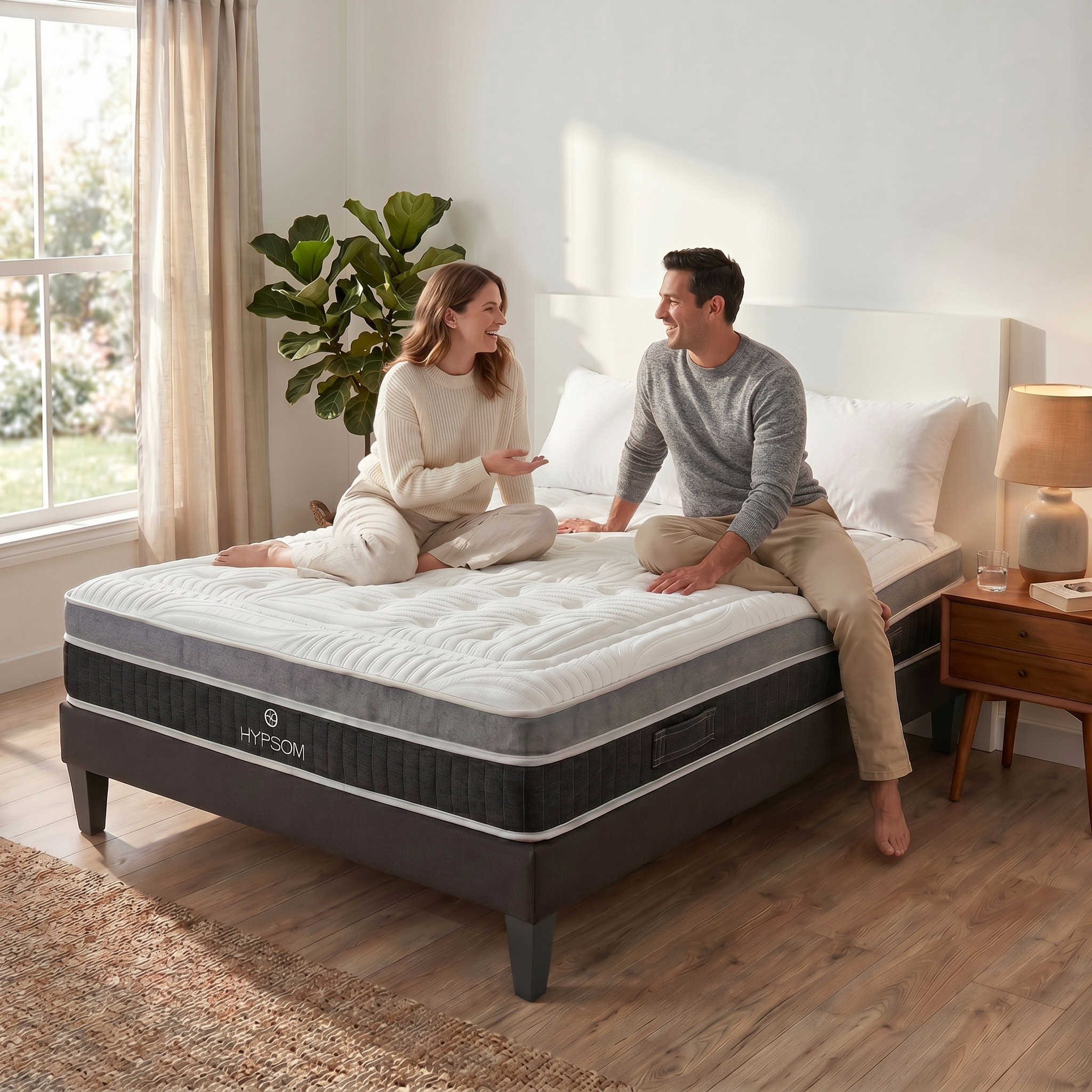 Matelas Élégance, Soutien Ferme, 26 cm, Mémoire de Forme & Mousse Hypersoft HR