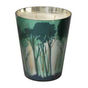J-Line bougie parfumée Noa Forêt - All of me - verre - vert/or - large - 90H