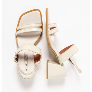 Sandalias con tacón 2010 NAPPA SHINNY CREAM / VERONA color Cream