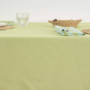 Nappe en tissu jacquard Maglia uni Pistache