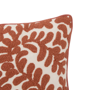 Housse de coussin Sienna 40x40cm terracotta