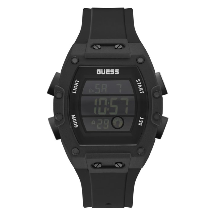 Reloj Guess GW0340G4 Hombre Digital Cuarzo con Correa de Silicona
