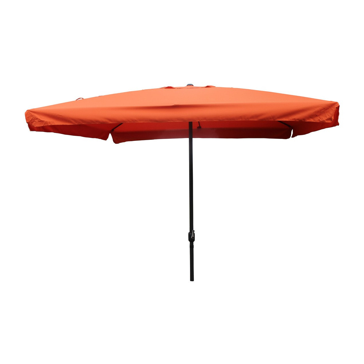 Parasol droit carré 3 x 3 m terracotta PALMIA