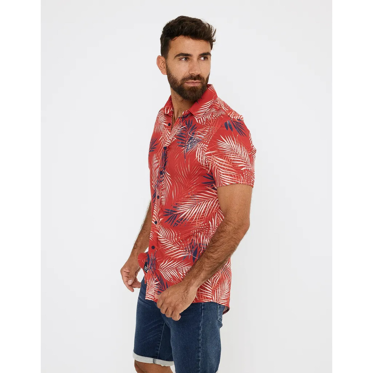Camisa Manga Corta Tropical - Levin