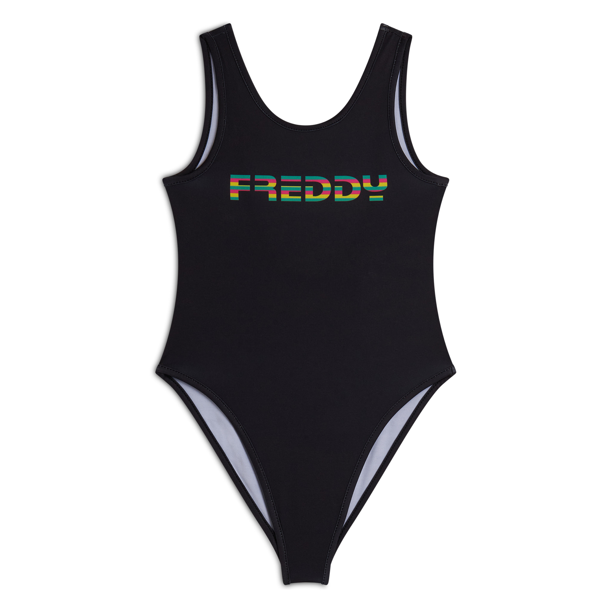 Body Bambina in tessuto tecnico con Logo FREDDY Colorato