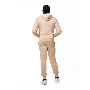 Tuta da uomo con Felpe con cappuccio e zip e pantalone non felpata Leone Basic