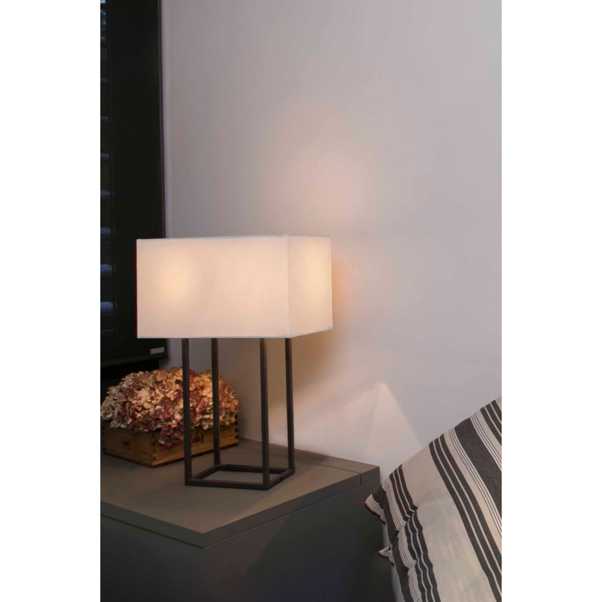 VESPER Lampe de bureau brun et beige