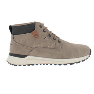 Armata di Mare Scarpe Uomo Stivaletti Casual Stringati con Soletta Rimovibile in Memory Foam AMU W24L630 Taupe