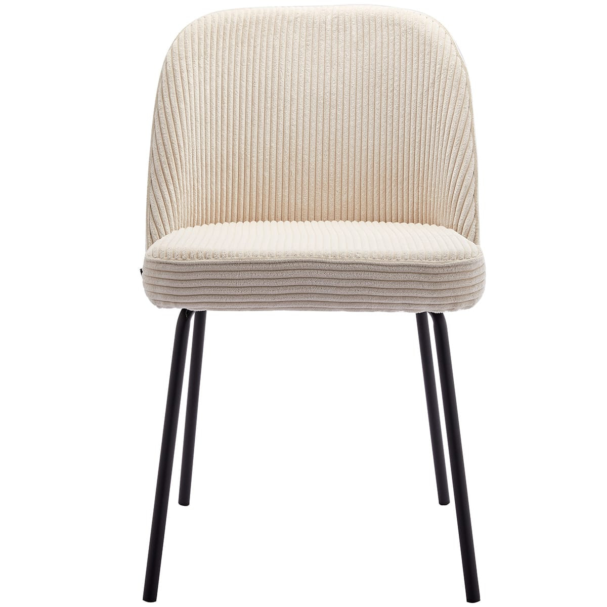 Lot de 2 chaises en velours côtelé - OLDEN