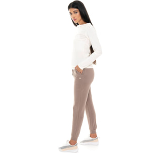Pantalones de invierno para mujer Leone 1947 Never Without con puños.