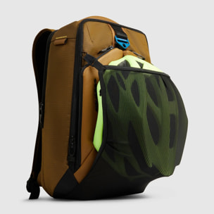 Piquadro Zaino porta pc e iPad® in tessuto riciclato e materiale bio-based con protezioni antiurto e RFID