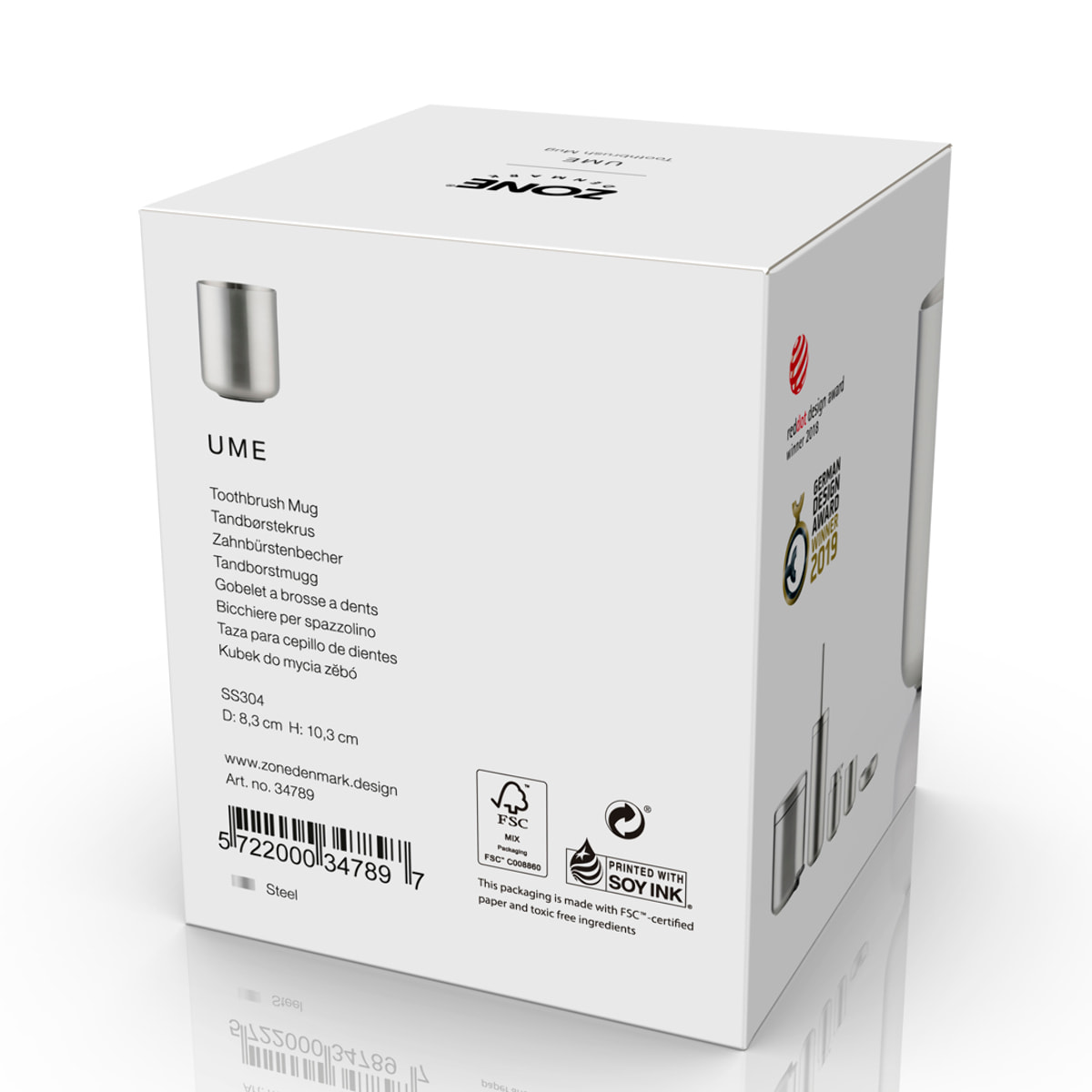 Gobelet pour brosse à dents Ume