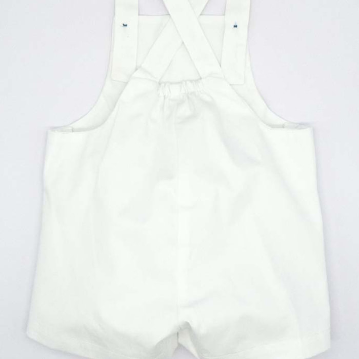 PETO SARGA CON BOLSILLOS BLANCO