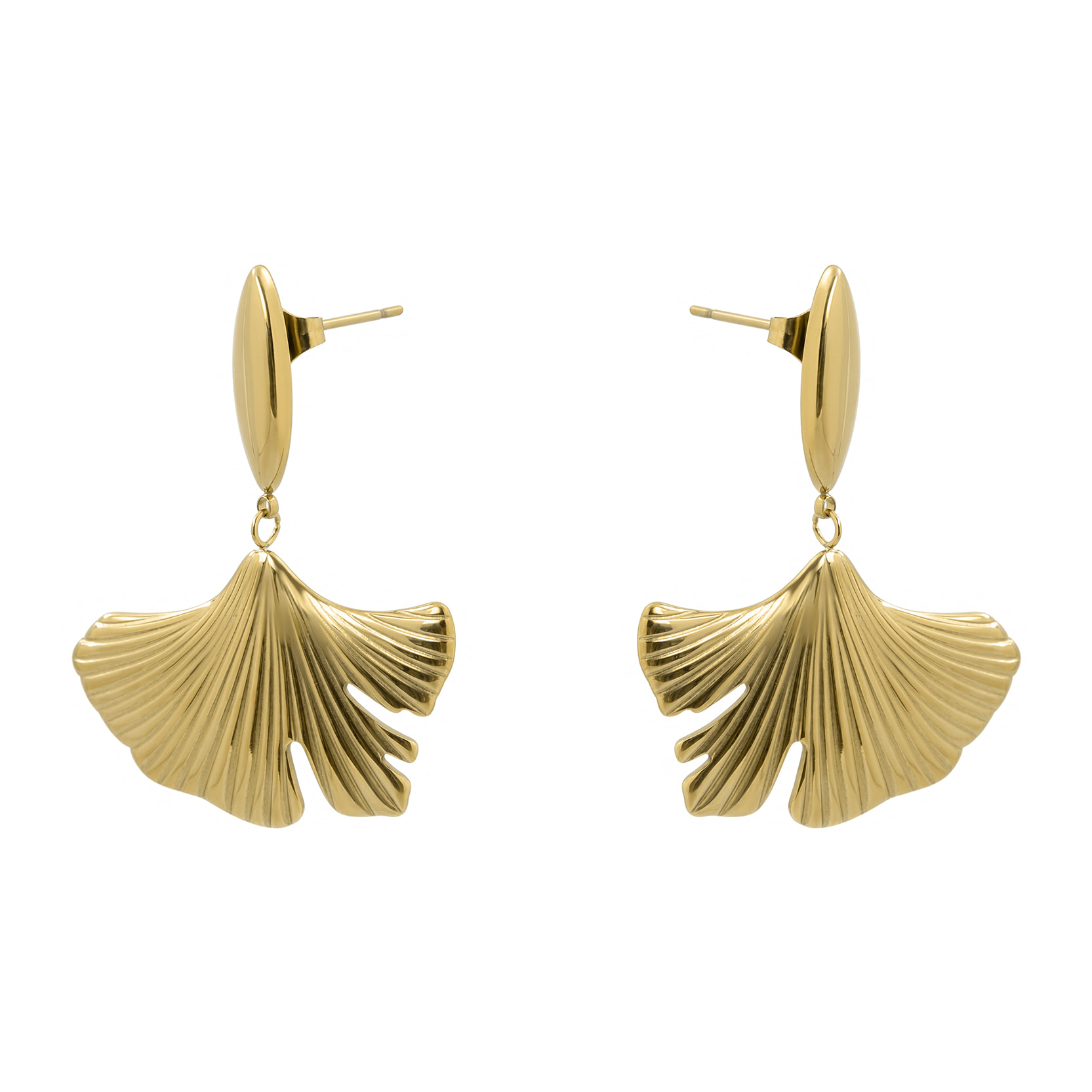 Pendientes Bese acabado oro amarillo 18k