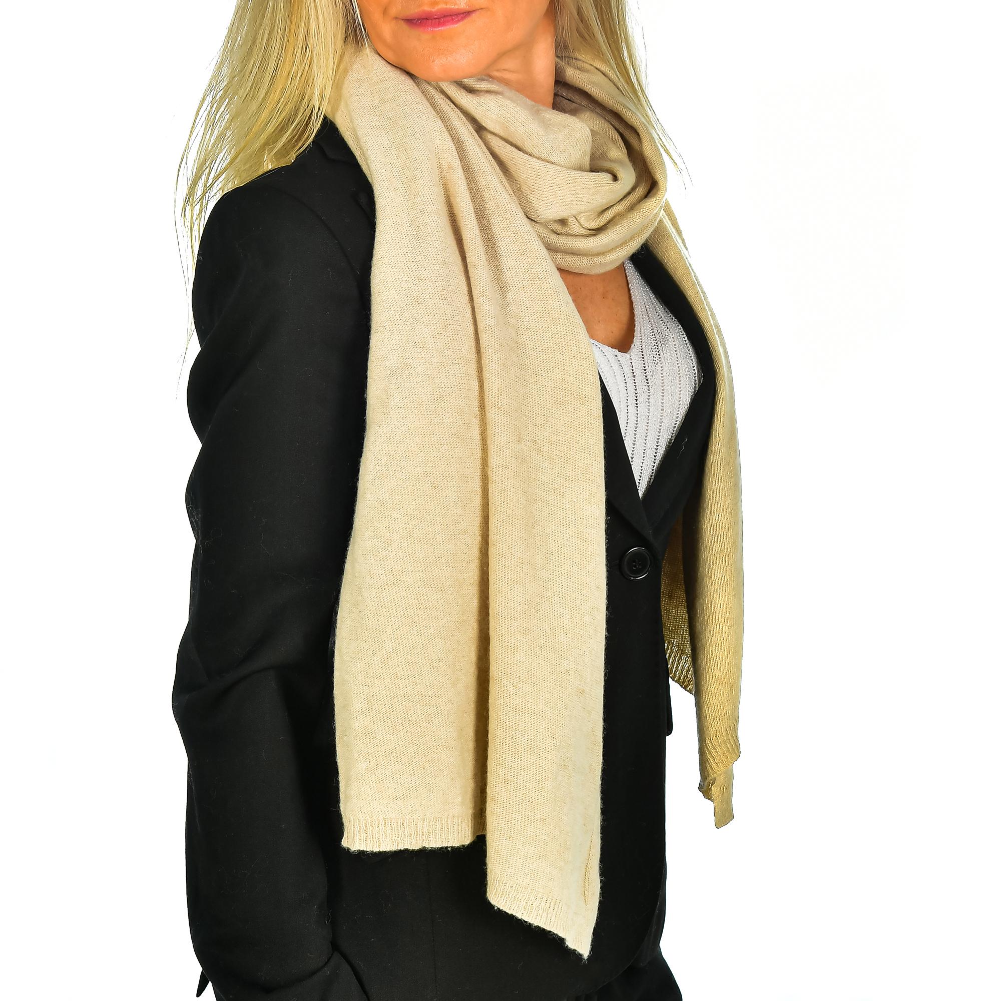 Sciarpa in eco-cashmere monocolore. Fatto in Italia.