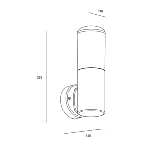 Forlight Aplique Ip44 Indoo E27 15W Negro