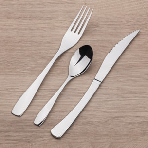 Set de 12 cuchillos de acero inoxidable de diseño clásico pisa renberg