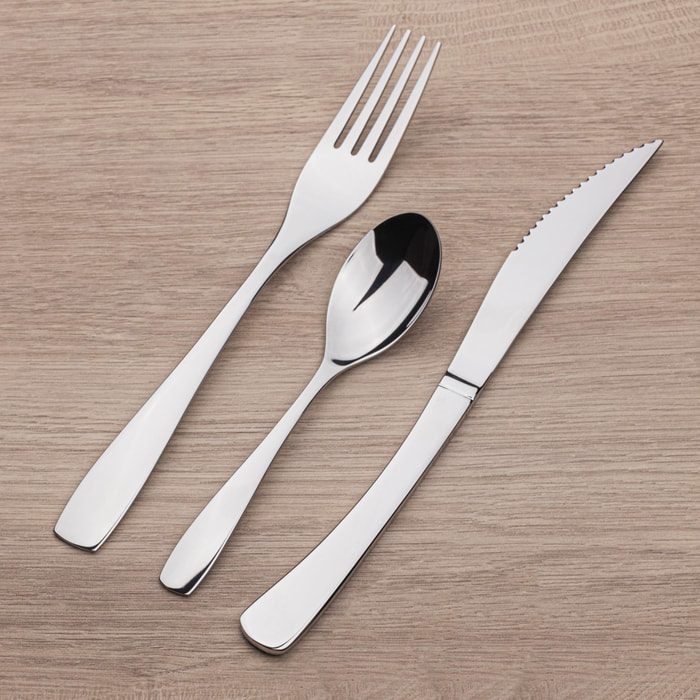 Set de 12 cuchillos de acero inoxidable de diseño clásico pisa renberg