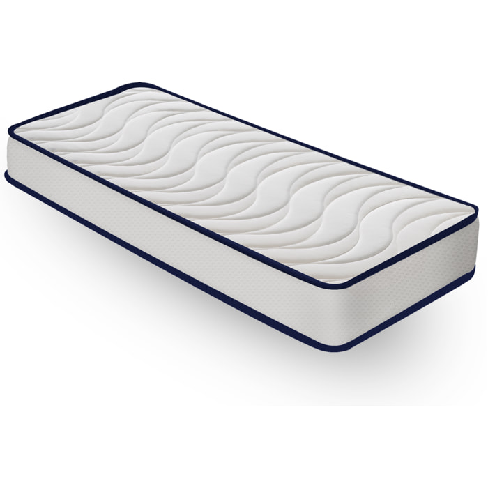 Materasso 80x190 Waterfoam Ortopedico e Indeformabile - Alto 20 cm - Rigidità H4 - Reversibile