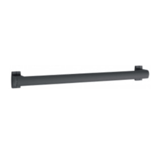 Barre de maintien droite PMR PELLET Design 60 cm aluminium époxy anthracite caches résine anthracite
