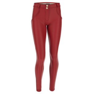 Pantaloni push up WR.UP® skinny in similpelle ecologica