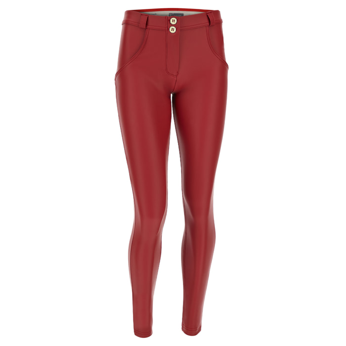 Pantaloni push up WR.UP® skinny in similpelle ecologica