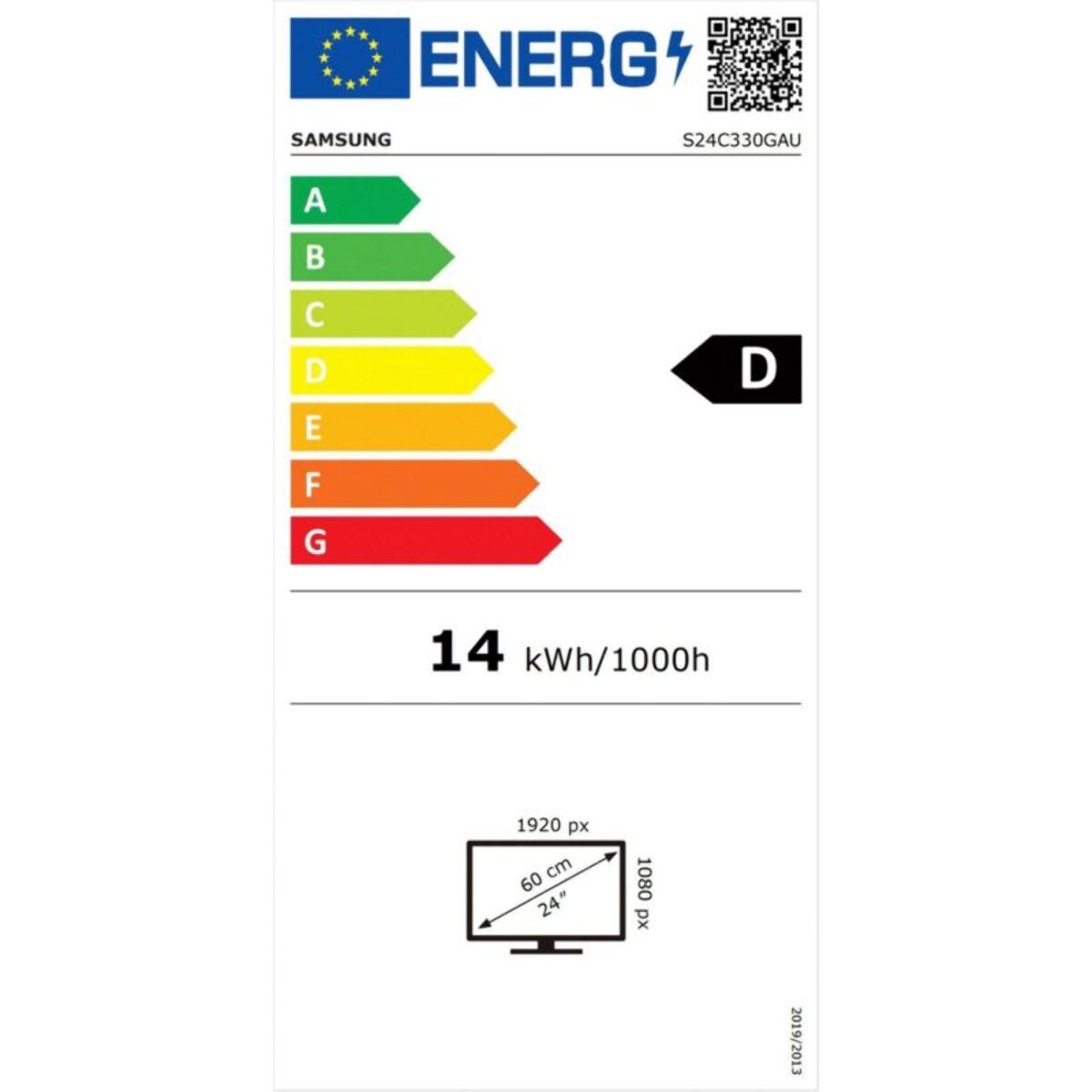 Ecran PC SAMSUNG S33GC S24C330 Plat 24'' IPS