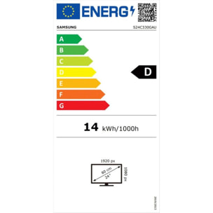 Ecran PC SAMSUNG S33GC S24C330 Plat 24'' IPS