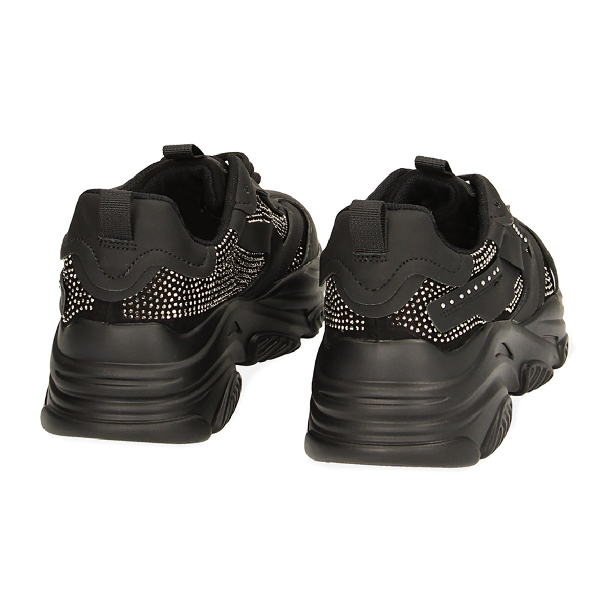 Zapatillas negras chunky