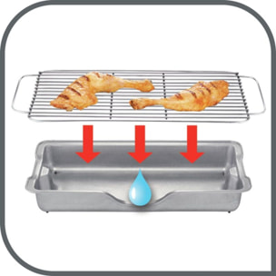 Barbecue électrique TEFAL BG921812 Easygrill XXL sur pieds, 48x26 cm