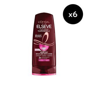 Lot de 6 - L'Oréal Paris Elseve Full Resist Démêlant Bouclier Anti-Casse 250ml