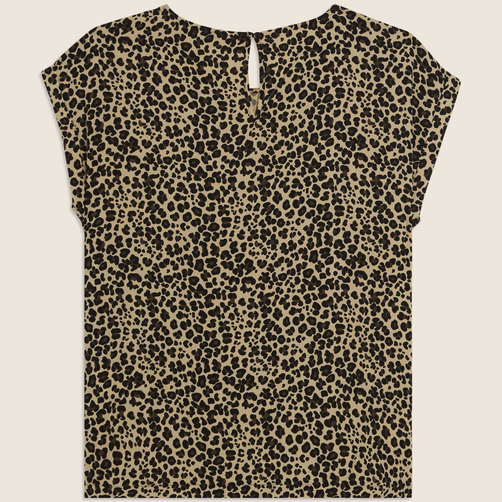 T-shirt Manica Corta in Viscosa fantasia Animalier