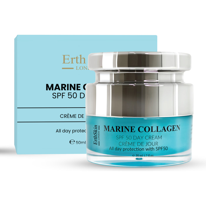 Crema de día con colágeno marino FPS 50