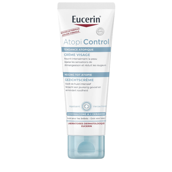 Atopicontrol - Crème Visage Calmante et Apaisante - Peaux Sèches à Atopiques 50 ml
